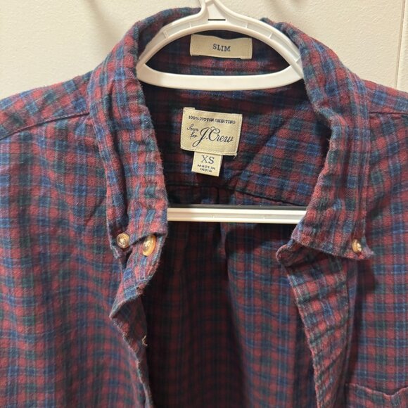 J Crew XS flannel and linen shirts x 6 - Picture 8 of 13